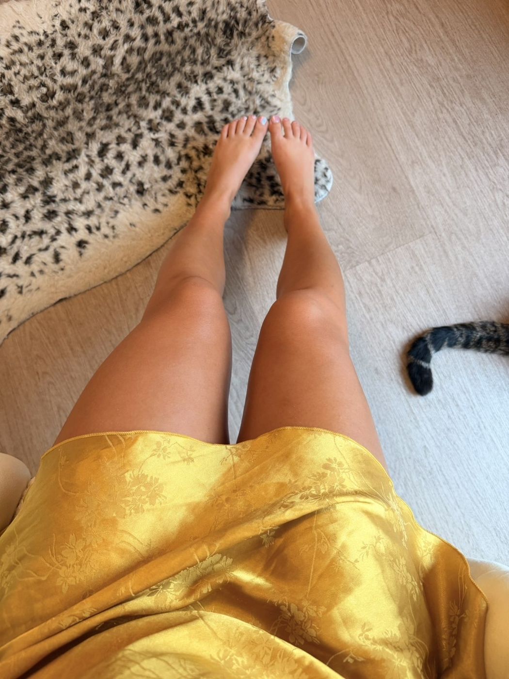 Client spray tan result